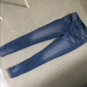 Express stretch denim legging size zero
